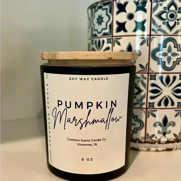 🕯️🕯️Hand Made 7 oz hand poured candle with 100% soy wax & wooden wick - Picture 5 of 14